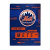 METS OFFICIAL MLB "Digitize" Raschel Throw Blanket; 60" x 80"