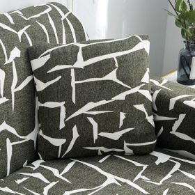 Printed Sofa Cushion Sofa Cover Sofa Cover (Option: V-45x45 pillowcase x2)